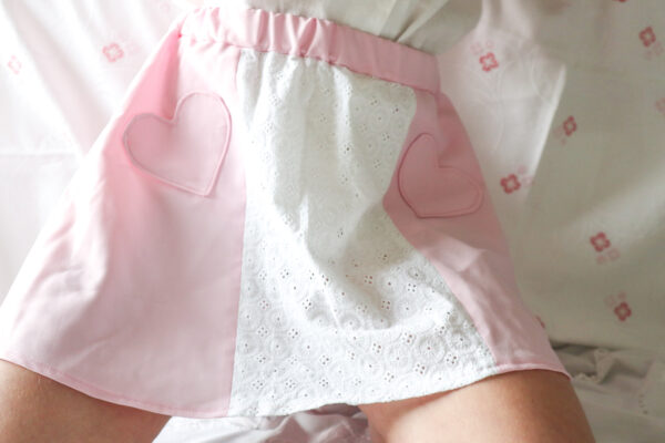 Handmade hearts skirt - Image 5