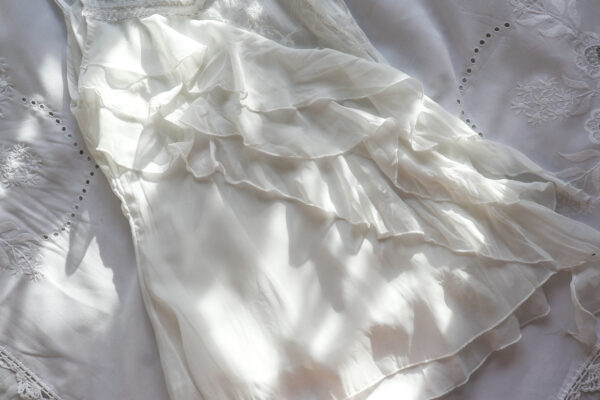 White Fairy Ruffle Top