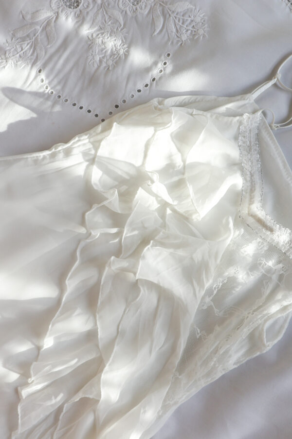 White Fairy Ruffle Top - Image 3