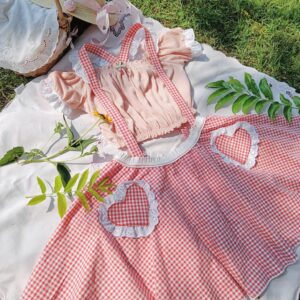 Picnic hearts skirt