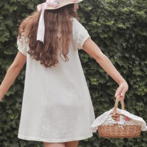 White babydoll dress